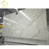 China new white calacatta quartz manufacturer for slab