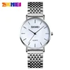 SKMEI 1567 Women Watches Simple Style Elegant Quartz Watch 3Bar Waterproof Shell Dial Stainless Steel Strap relogio feminino