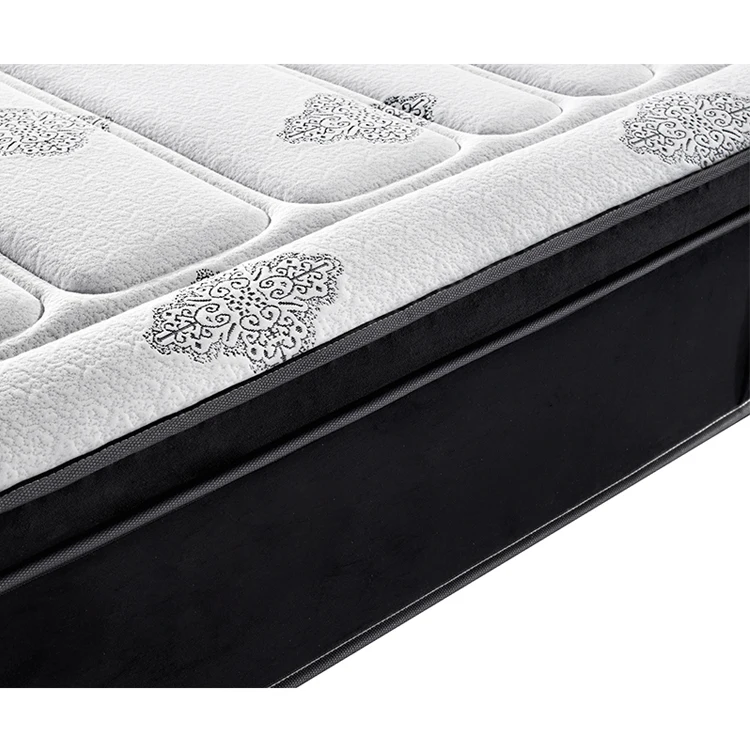Euro top hotel spring mattress gel foam pocket spring mattress