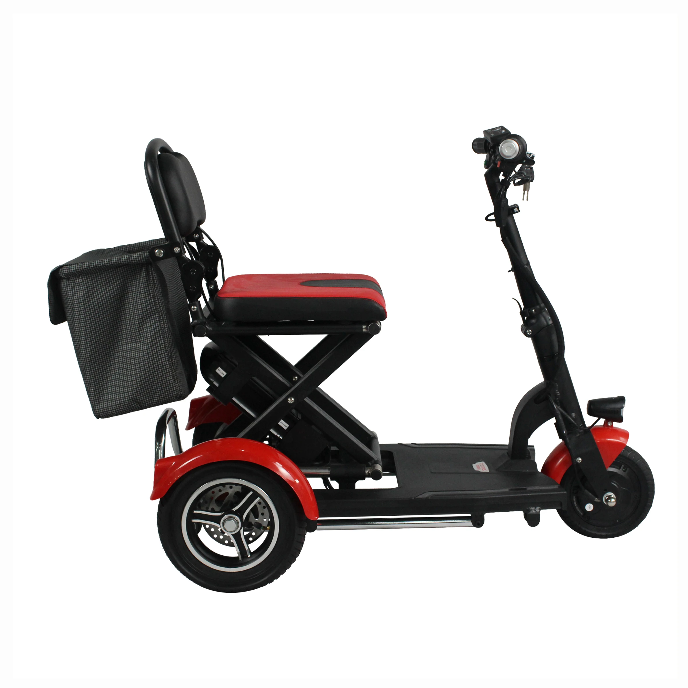 300w Foldable Aluminum 3 Wheel Handicapped Scooters Mobility Scooter ...