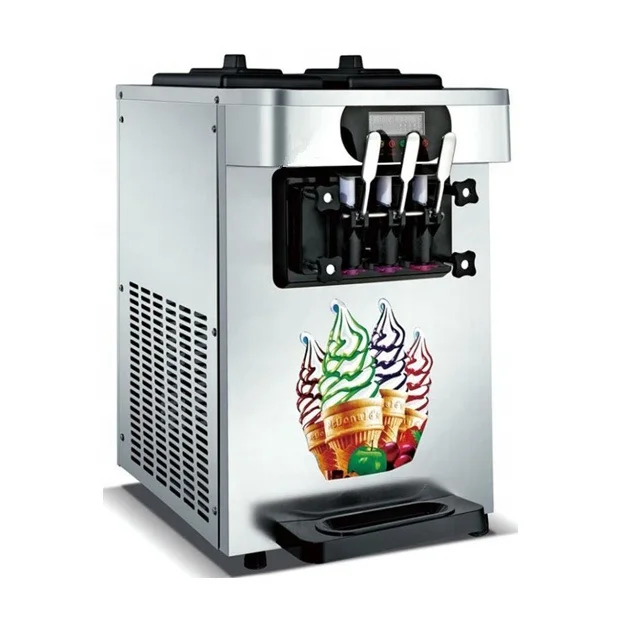 2020 Soft Serve 3 Flavor Used vending frozen yogurt machine / ice cream machine for sale with Super performance   WT/8613824555378