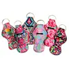 New Cute Design Neoprene Lip Balm Christmas Keychain