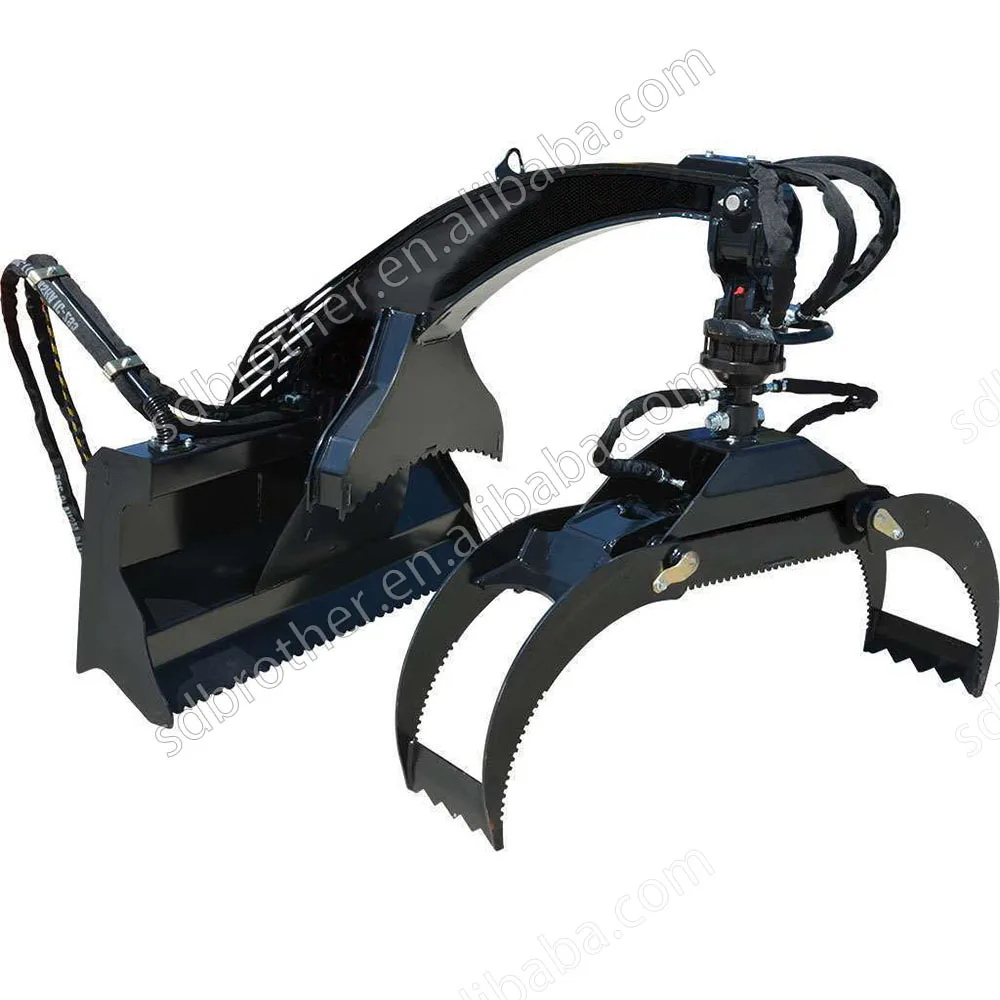 Skid Steer Loader Rotating Log Grapple Buy Rotating Log Grapple,Skid