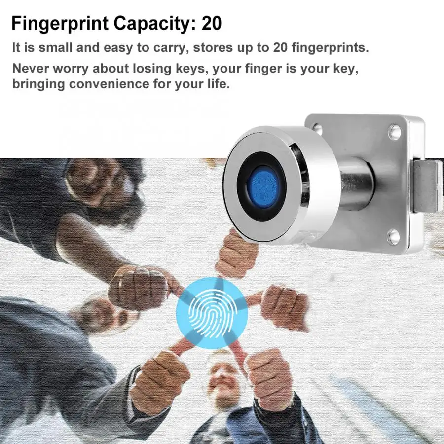 fingerprint drawer lock 