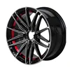 1 Piece OEM forged matt black rays chrome alloy wheels concave for cars