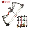 Linkboy Archery 4Color Kid Gift Compound Bow 5-15 Yr Children Youth Archery Practice Bow Shooting Children's Bow and Arrow Set