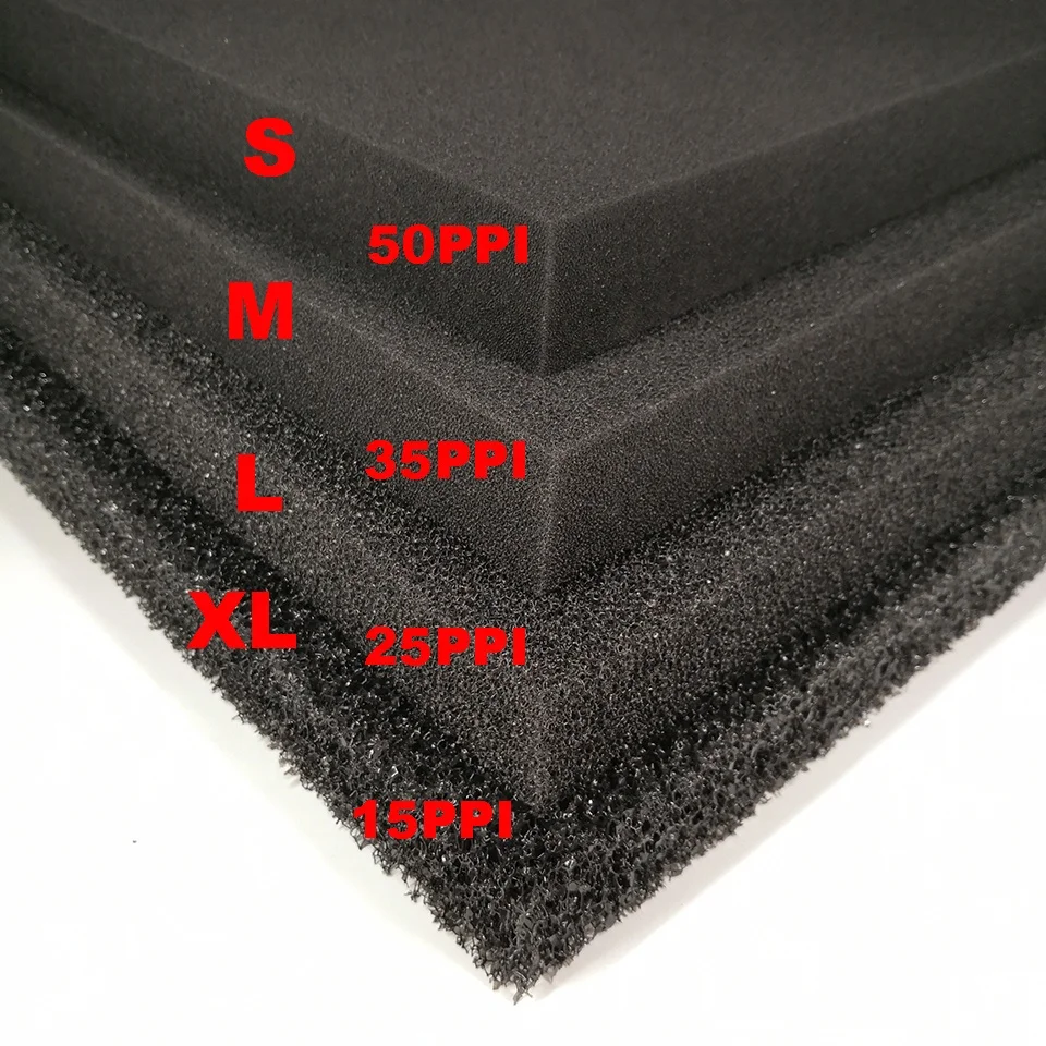 Cheap Black Polyurethane Foam Aquarium Biochemical Sponge Matten Filter