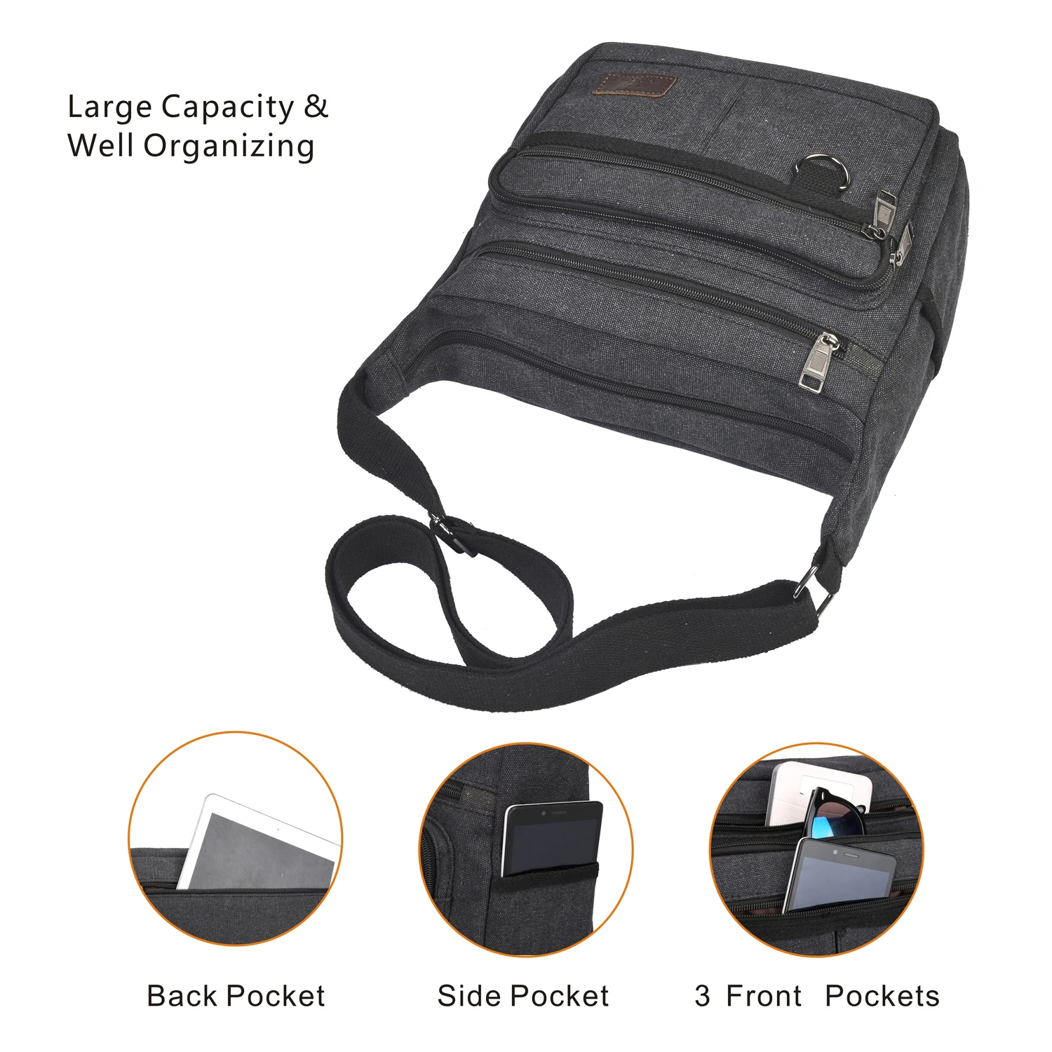 Multifunctional Retro Minimalist Designer Custom Single Shoulder Sling