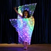 Hot Selling Latest Belly Dance Wings For Dancing Costume LED Cape for Kids Fancy Baby Girl Fairy Dress with Butterfly Wings