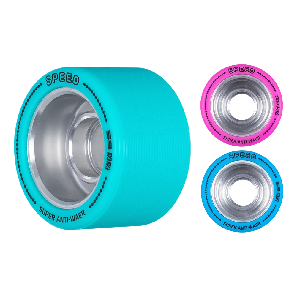 High Quality Aluminum Hub 59mm X 38mm Roller Skate Wheel For Speed
