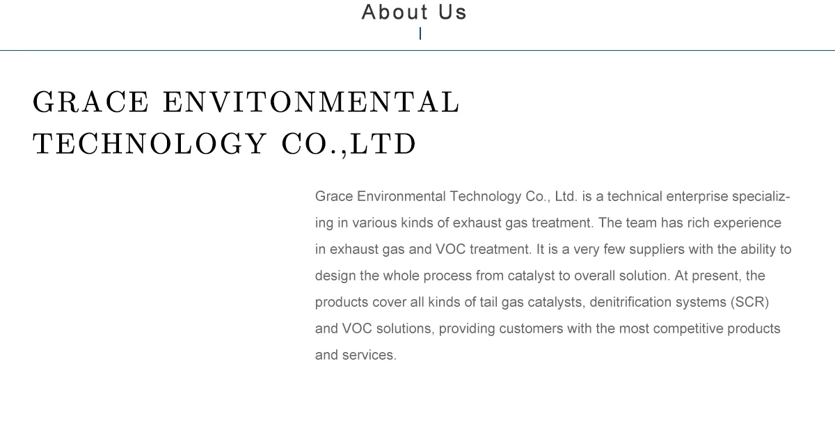 Wuxi Grace Environmental Technology Co Ltd Poc Catalyst Scr Catalyst