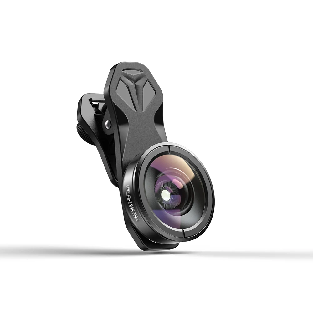 APEXEL HD 5 in 1 Camera Phone Lens Kit 4K Wide Angle Macro Telescope Mobile Fisheye Lens for iPhone Samsung Smartphone