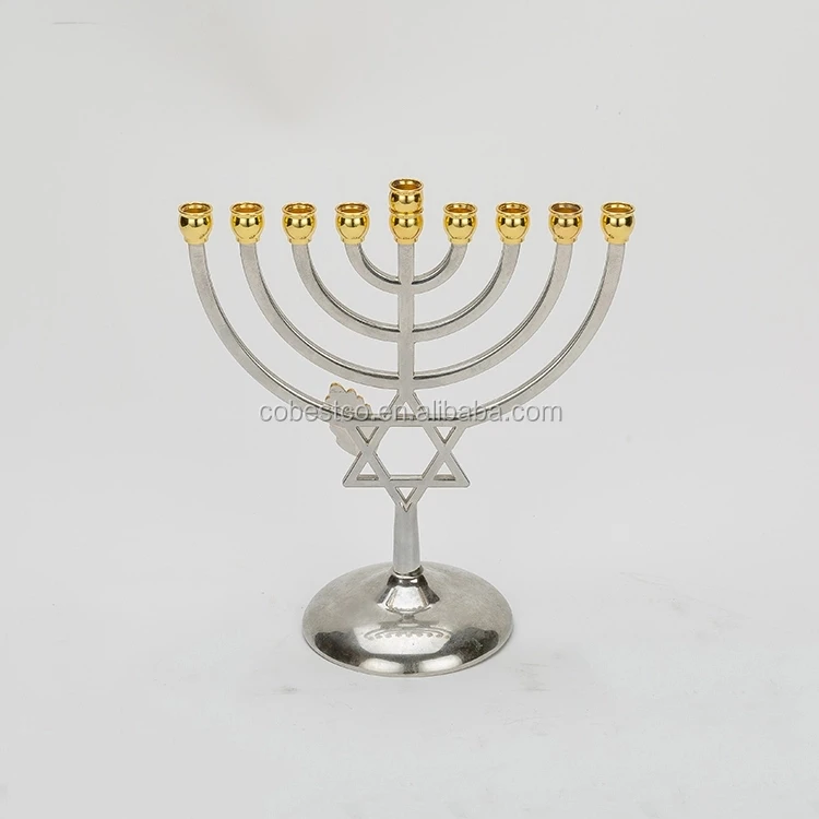 Jewish Candle Holder Jerusalem Brass Seven Brass Judaica Menorah Buy Candle Holder,Candle