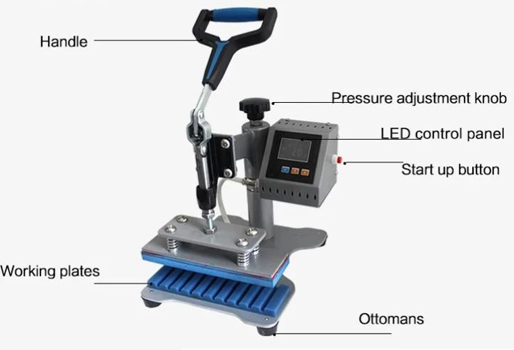 10 Station Swing Design Pen Printing Press Machine Sublimation Machine