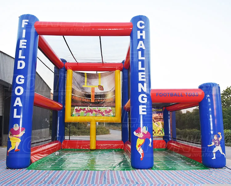 High Quality Field Goal Quarterback Challenge Inflatable Football Game