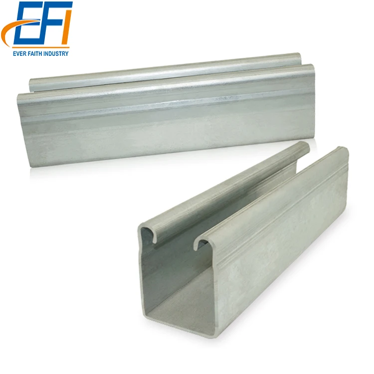 Electrical Galvanized Perforated Mild Steel Strut Slotted Gi C Channel 