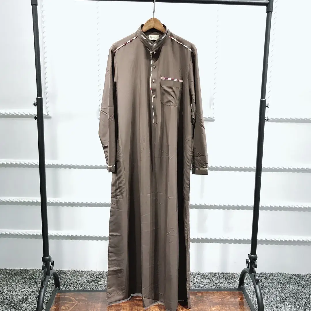 Loriya Wholesale Arab Men Thobes Islamic Men Kaftan Thobe Prayer Clothing Muslilm Men Clothing