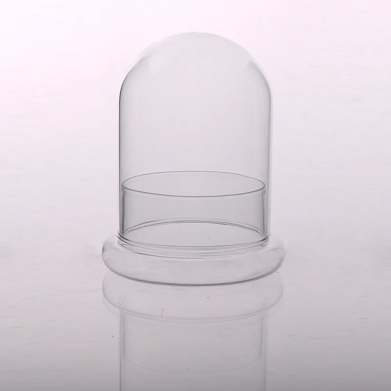 Glass Candle Holder with Dome Cover Home Decor Pieces
