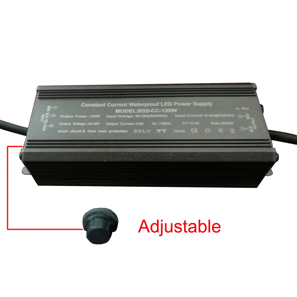 Adjustable Led  Light Driver Smart Driver Constant Current 100W