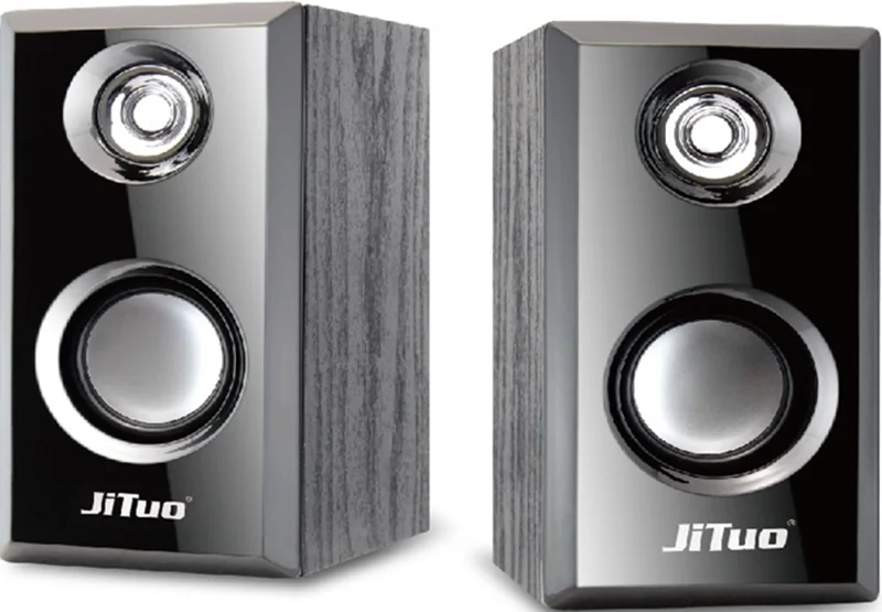 JT2803 USB Computer Desktop Speaker Wooden Mini Portable USB Speaker - ANKUX.COM