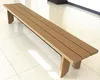 Weather resistant plastic bench for outdoor