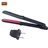 Ionic hair curler flat iron Hot sale in Japan ceramic steam hair straightener brush hair straightener