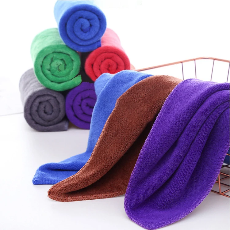 Microfiber Car Cleaning Towel Rag Strong Water Absorbing Universal Scouring Cloth Kitchen Dishrag Household Cleaning Towel Rag factory