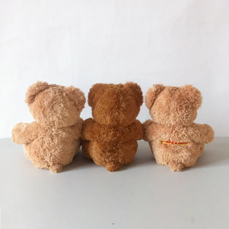 custom logo plush plain souvenir gift dhl teddy bear for staff toy|  Alibaba.com