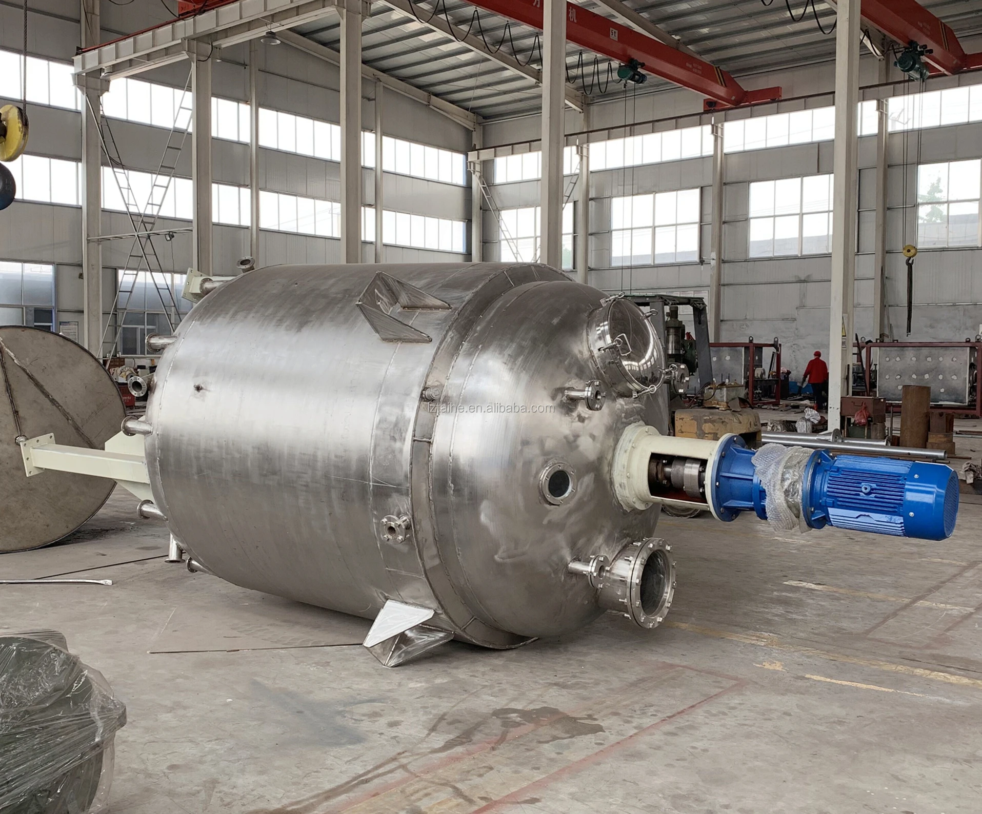 1000l Continuous Stirred Tank Reactor Cstr / Ptfe Lined Reactor / Electric Heating Jacket 1000l Continuous Stirred Tank Reactor Cstr / Ptfe Lined Reactor / Electric Heating Jacket
