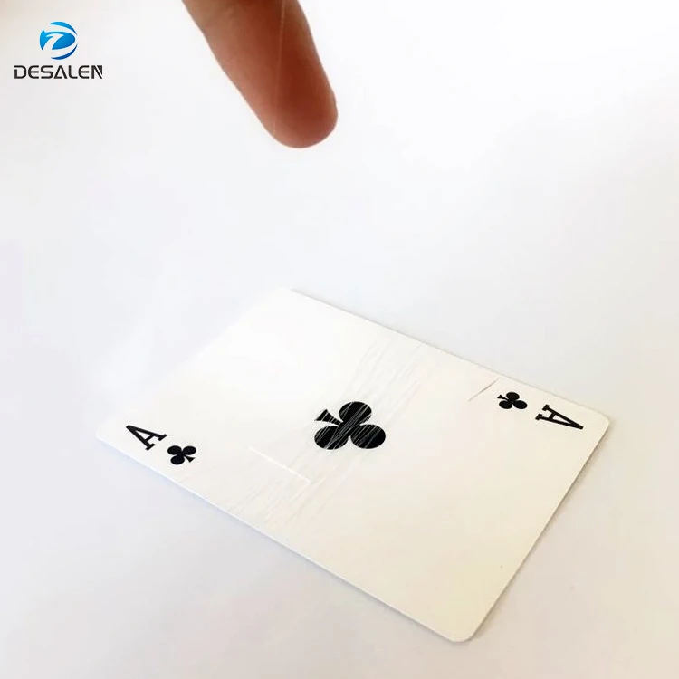 Desalen Stage Magic Trick Props Flying Poker Illusion Floating Card