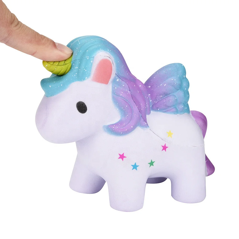 New Amazon Hot B&aacute;n Đồ Chơi Đ&aacute;ng Y&ecirc;u Cầu Vồng Horse Thơ Mộng Unicorn Squishy Thơm Squishy Chậm Tăng B&oacute;p Đồ Chơi Bộ Sưu Tập