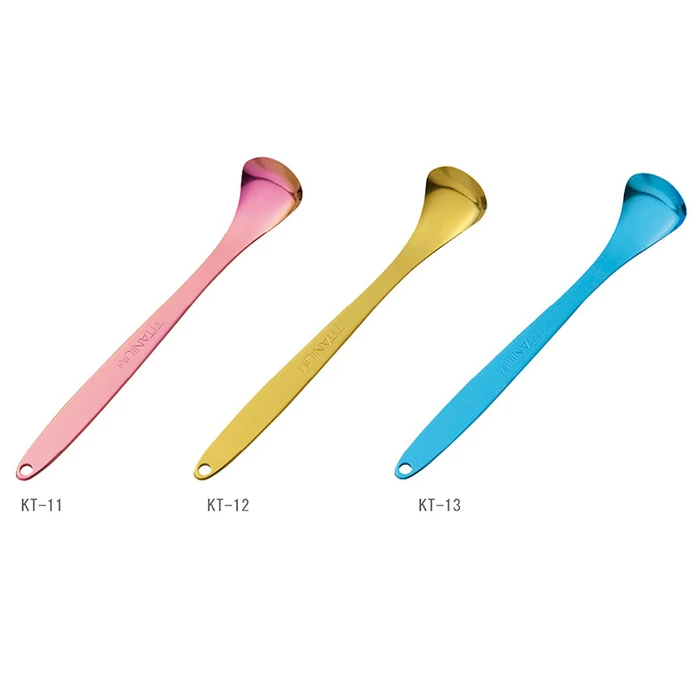 
High quality japanese professional titanium tongue cleaner for kids 
