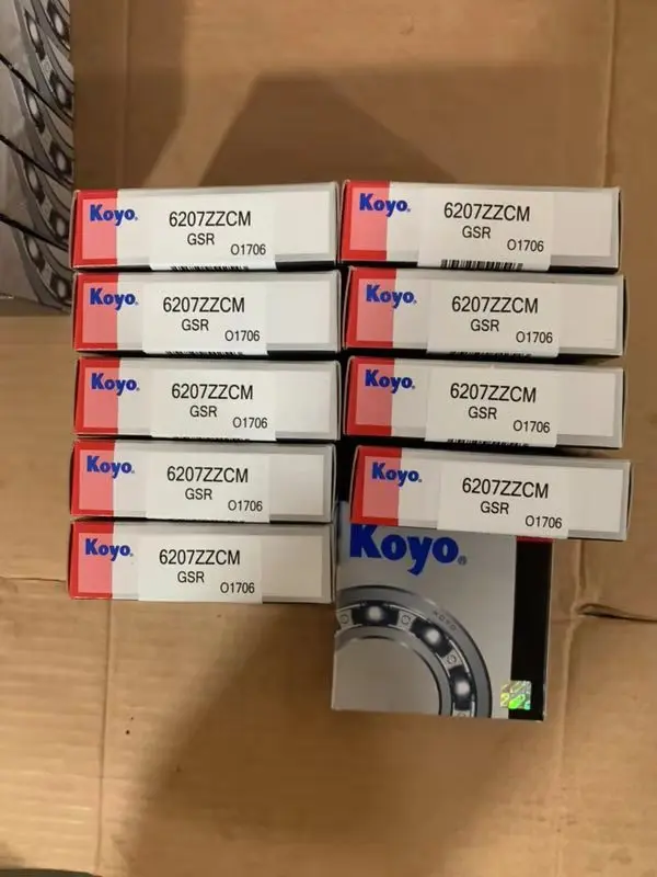 japan koyo deep groove ball bearing 6207 35*72*17mm