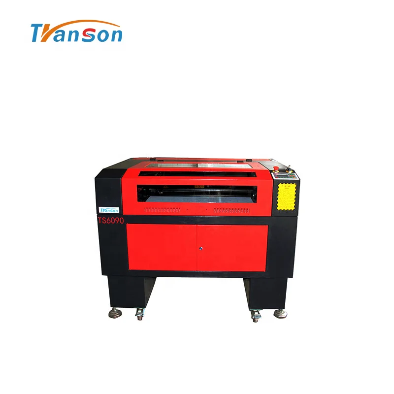 80W CO2 Laser Cutting Engraving Machine TS6090 with EFR F2 Tube  for non-metal wood paper acrylic leather plastic stone glass