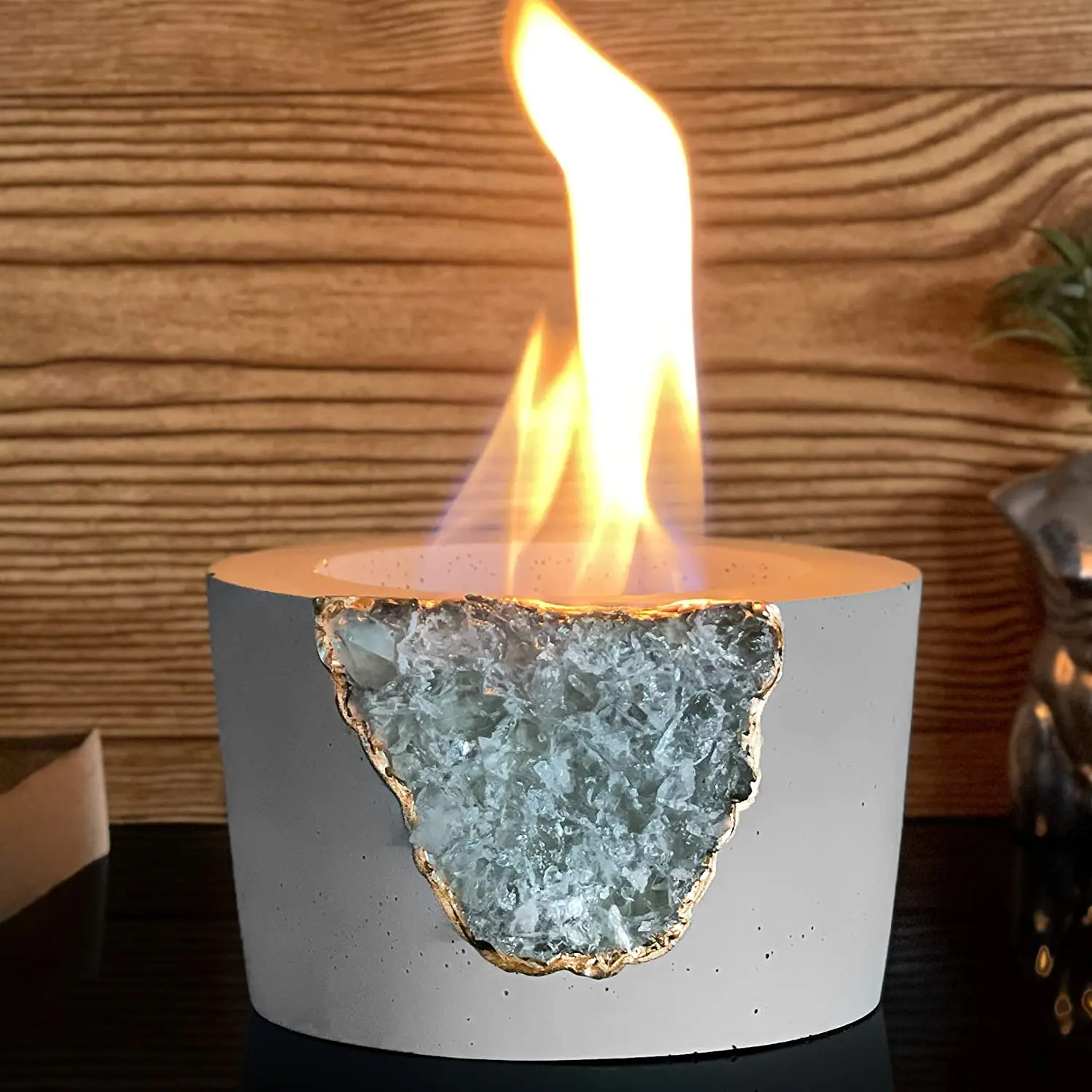 Portable Table Top Small Chiminea Meditation Bowl Mini Fire Bowl Pit