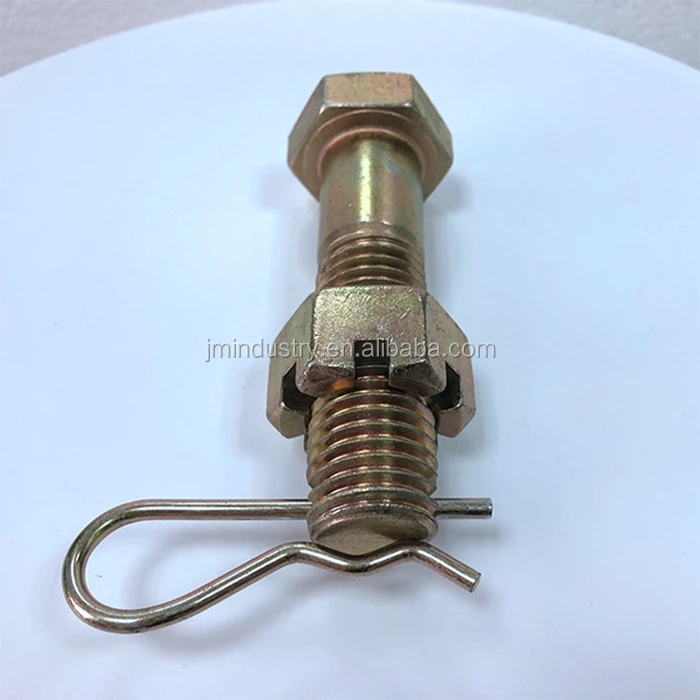 Special Hex Bolt With Split Pin Hole On Shank Oem Available Slotted Nut And Pin Set Buy Hex