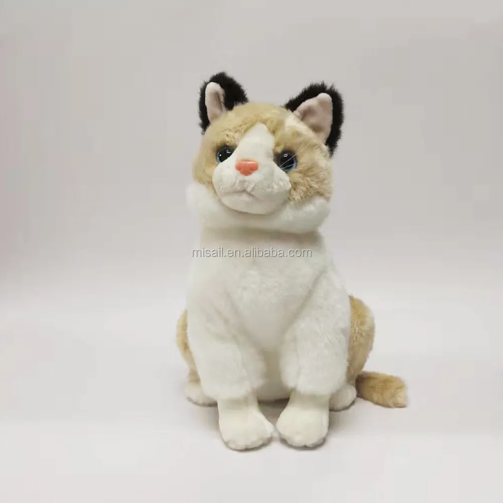 peluche gato realista