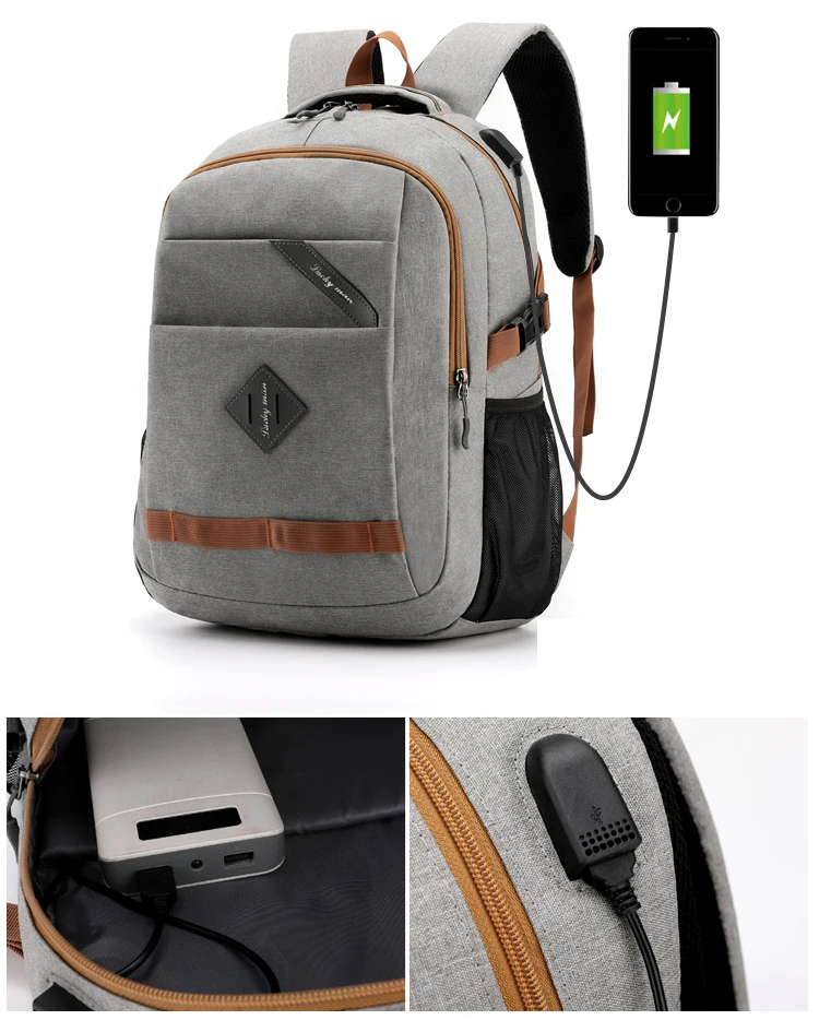 Mochila antirrobo mochila inteligente usb impermeable Oxford tela de  negocios bolsa de hombre comprar a buen precio — entrega gratuita, reseñas  reales con fotos — Joom