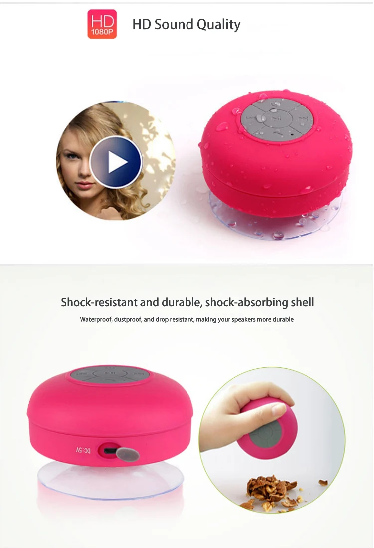IPX4 motorcycle waterproof blue tooth mushroom speakers - ANKUX.COM