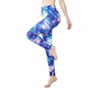 Galaxy Apparel Female Spandex Leggings Custom Fashion Colorful Space Dye Yoga leggings