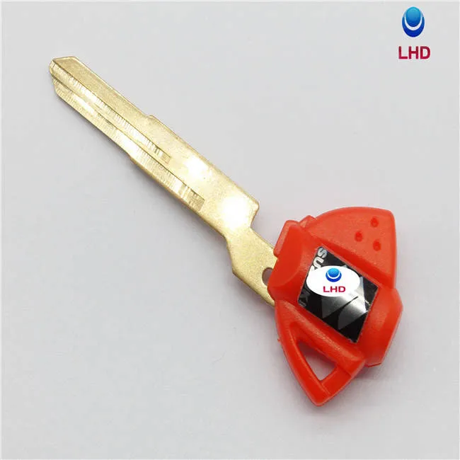 Motorcycle Smart Key Blank Uncut Blade With Gsxr 600 750 1000 Gsx1300r