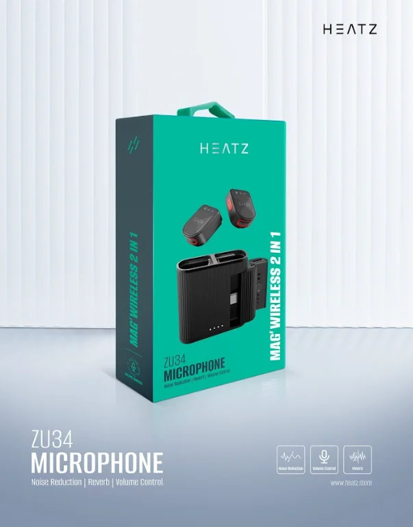ZU34 Wireless Lavalier Microphone for iPhone & Android - Omni