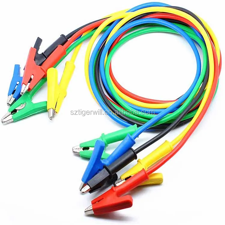 Tigerwill Manufacturer Small Alligator Clip To Alligator Clip Test Lead