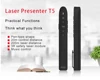 T5 2.4G Wireless Laserpointer Long Range Remote Presenter for Powerpoint PPT Keynote Pocket Laser Pointer Pen