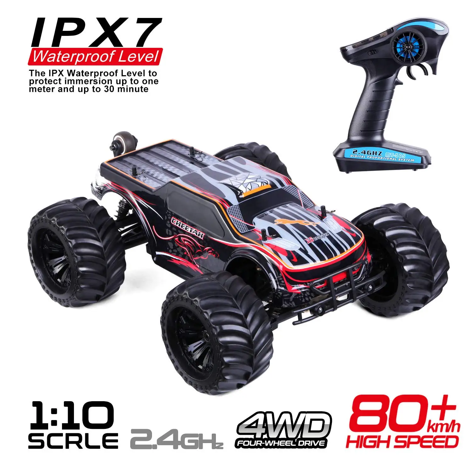 high speed rc truck