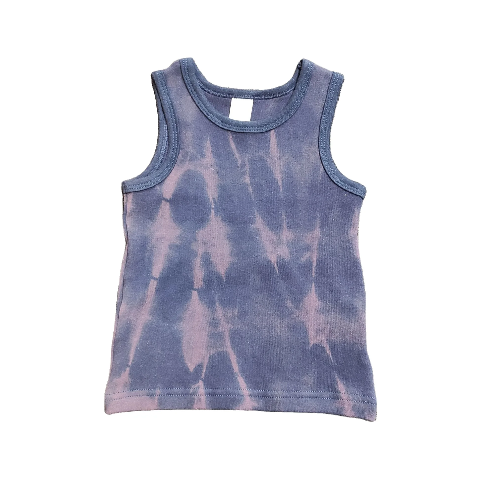 
100% cotton newborn cool tie - dye baby boys vest 