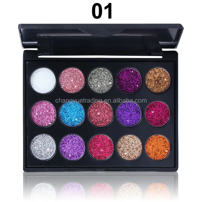 glitter pigment eyeshadow palette