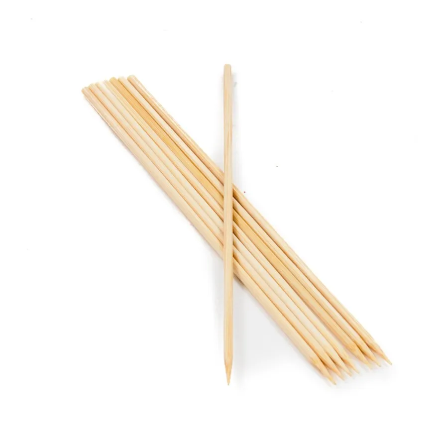 High Quality Meat Skewer Bamboo Stick For Bbq Jumbo Bamboo Skewers 12