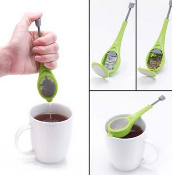 Flavor Total Tea Infuser Measure Swirl Steep Stir Strainer Filter Teacup DIY 