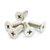 DIN965 cross recessed countersunk head screw titanium